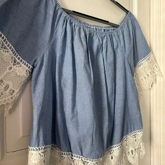 Light Denim Top - Picture 3 of 3